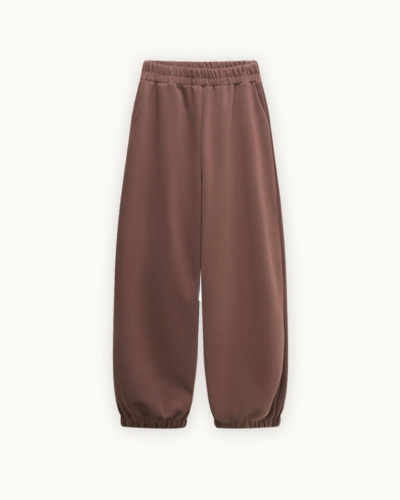 Monochrome Joggers, Dark Brown