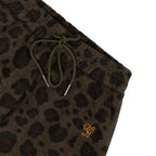 Leopard Quarter-Zip & Shorts Set