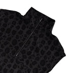 Leopard Quarter-Zip & Shorts Set