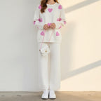 Heart Knit Set
