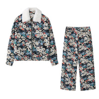 Blue Floral Motif