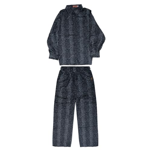 YUSHE Animal Print Co-ord Set | Lightweight Shirt and Pants Set for Women | Summer Two Piece Sets | Casual Vacation Outfits