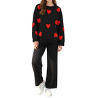 Heart Knit Set