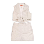 Tailored Vest & Short Set