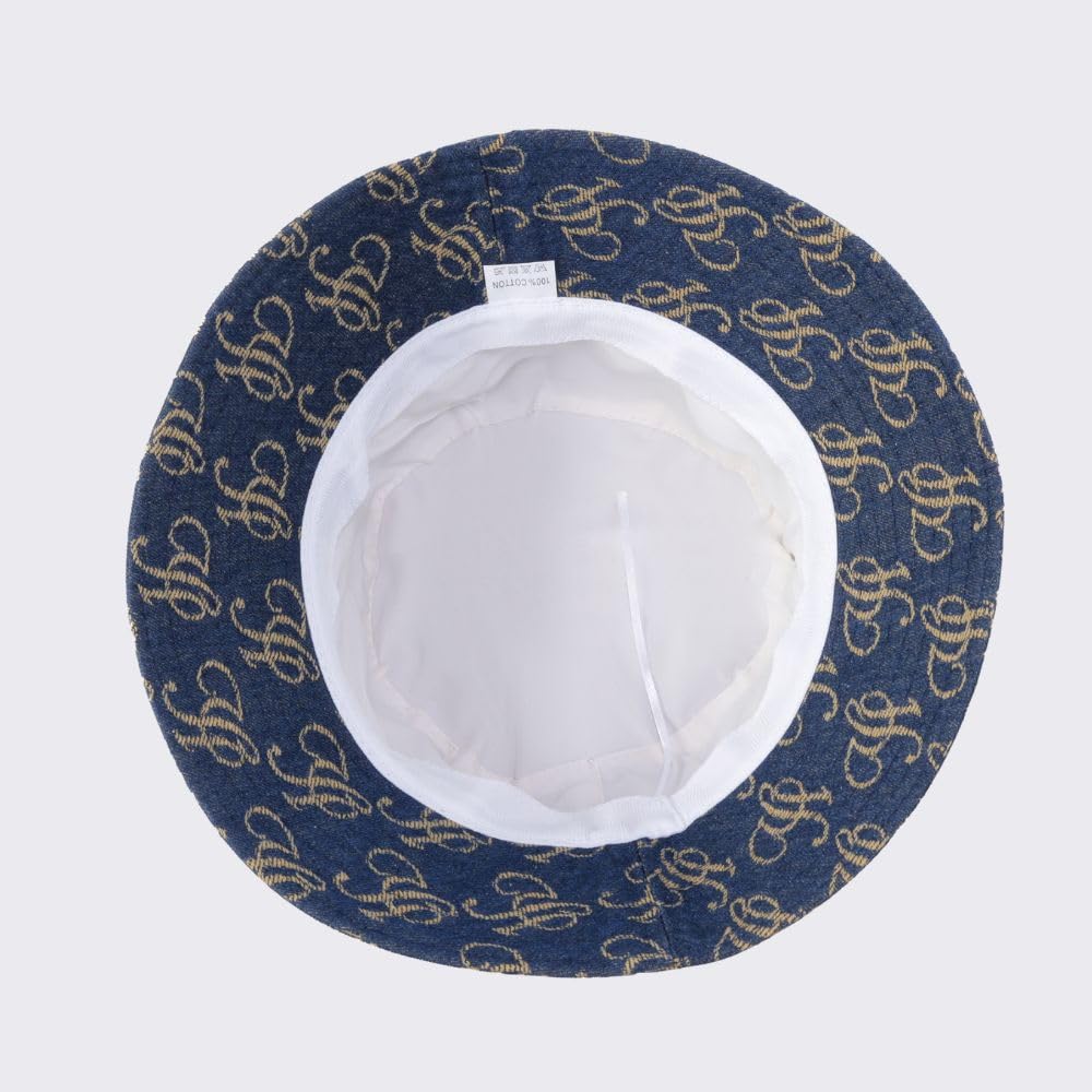 YUSHE Unisex Denim Bucket Hat | Cotton-Rich Streetwear & Travel Hat for Men & Women | Casual Everyday Hat