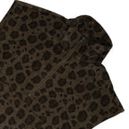 Leopard Quarter-Zip & Shorts Set