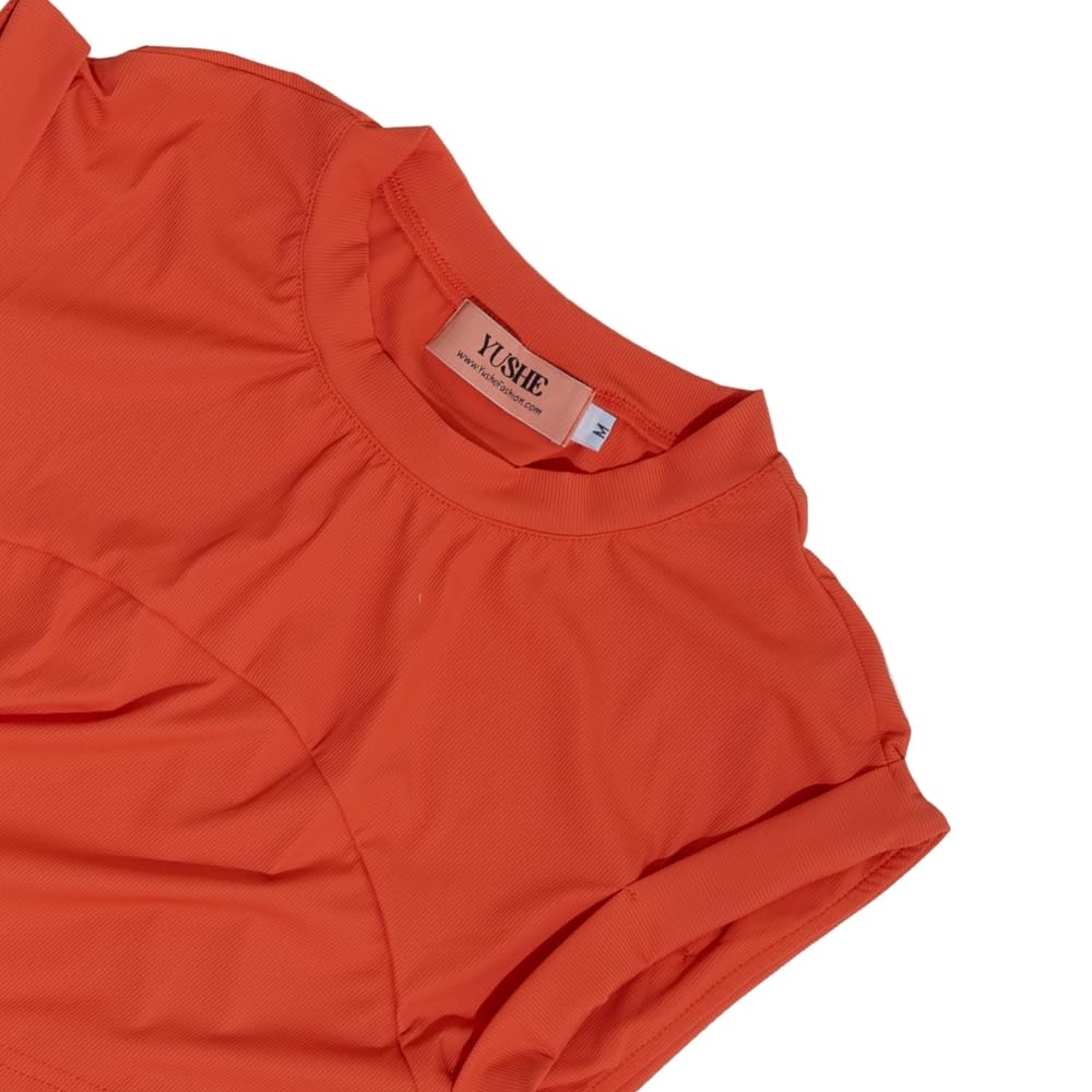 YUSHE 3 Piece Co Ord Set for Women | Ruched Top with Wide Leg Pants & Shorts | 3-in-1 Active & Lounge Wear for Travel