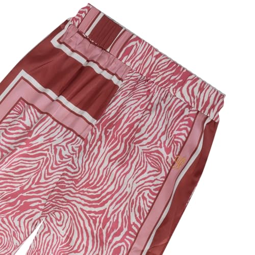 YUSHE Animal Print Co-ord Set | Lightweight Shirt and Pants Set for Women | Summer Two Piece Sets | Casual Vacation Outfits