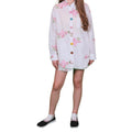 YUSHE Women 2-Piece Shirt and Shorts Ensemble Pure Cotton Easygoing Daywear