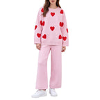 Heart Knit Set