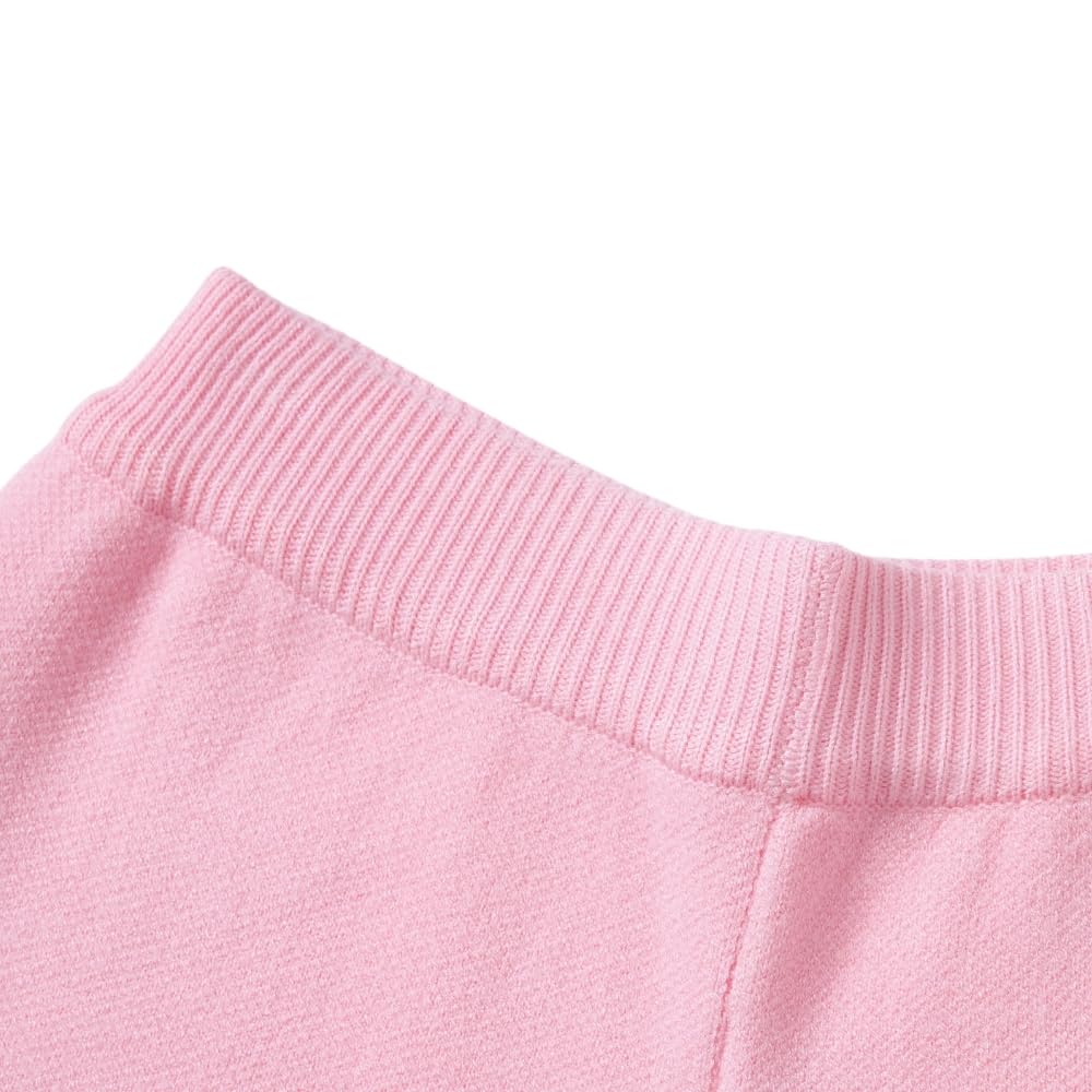 YUSHE Women 2 Piece Set | Cherry Motif Knit Sweater & High-Rise Pants | Winter Co-Ord Sets for Women | Loungewear for Travel