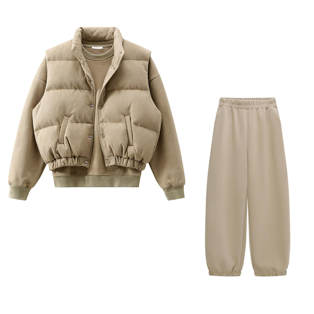 Puffer Tracksuit Set