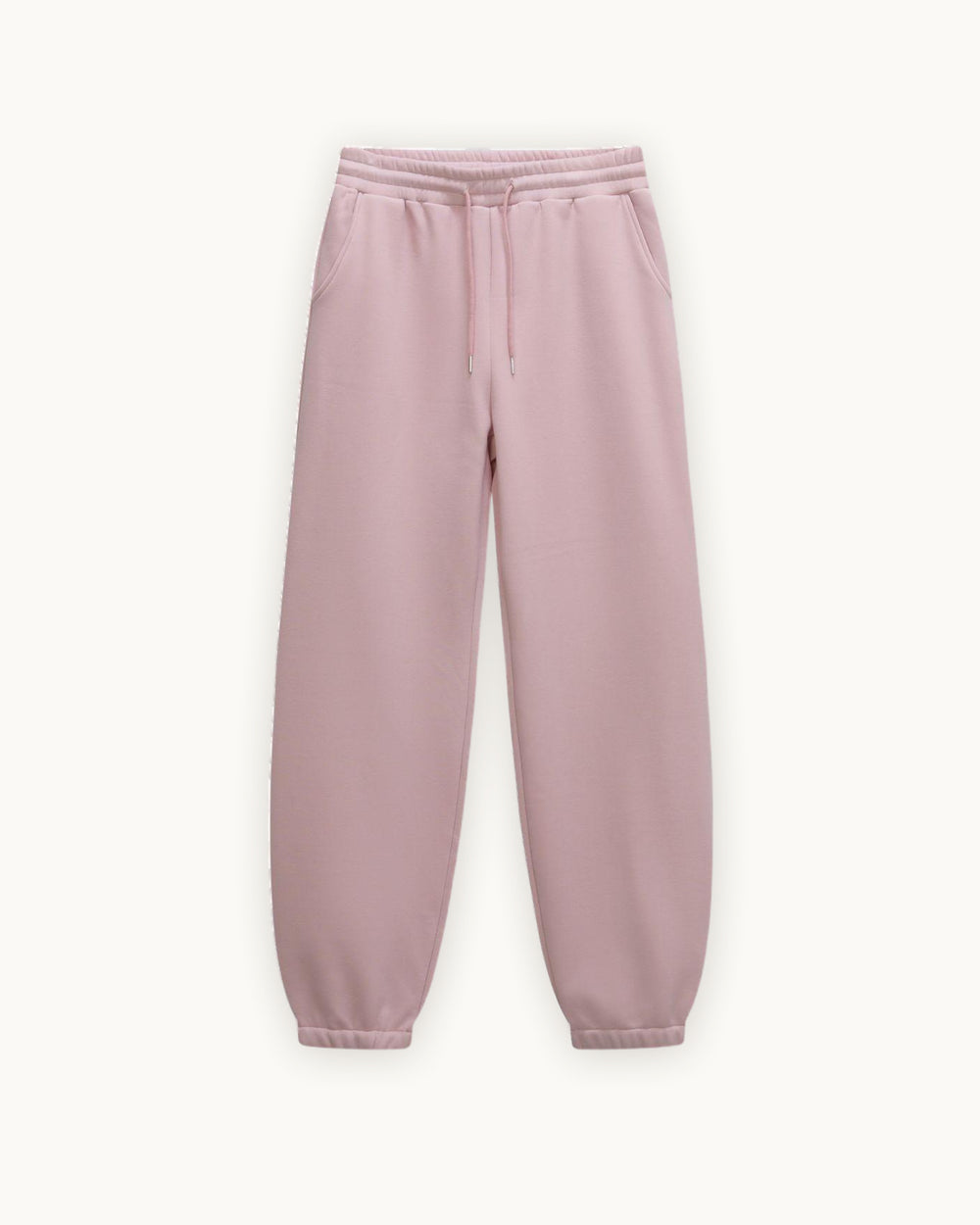 Monochrome Drawstring Joggers, Pink
