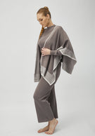 Knit Poncho Lounge Set