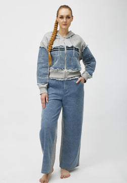 Denim Fusion Tracksuit