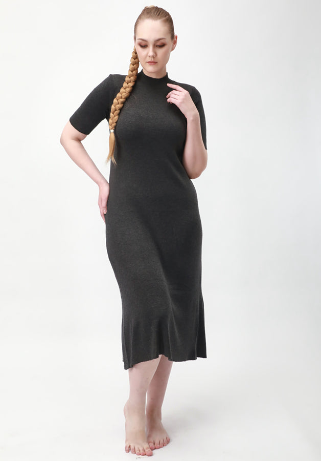 Bodycon Knit Midi Dress