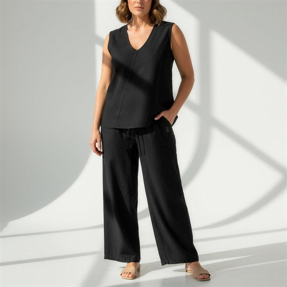 YUSHE Cotton Pant, Black - additional model view 4