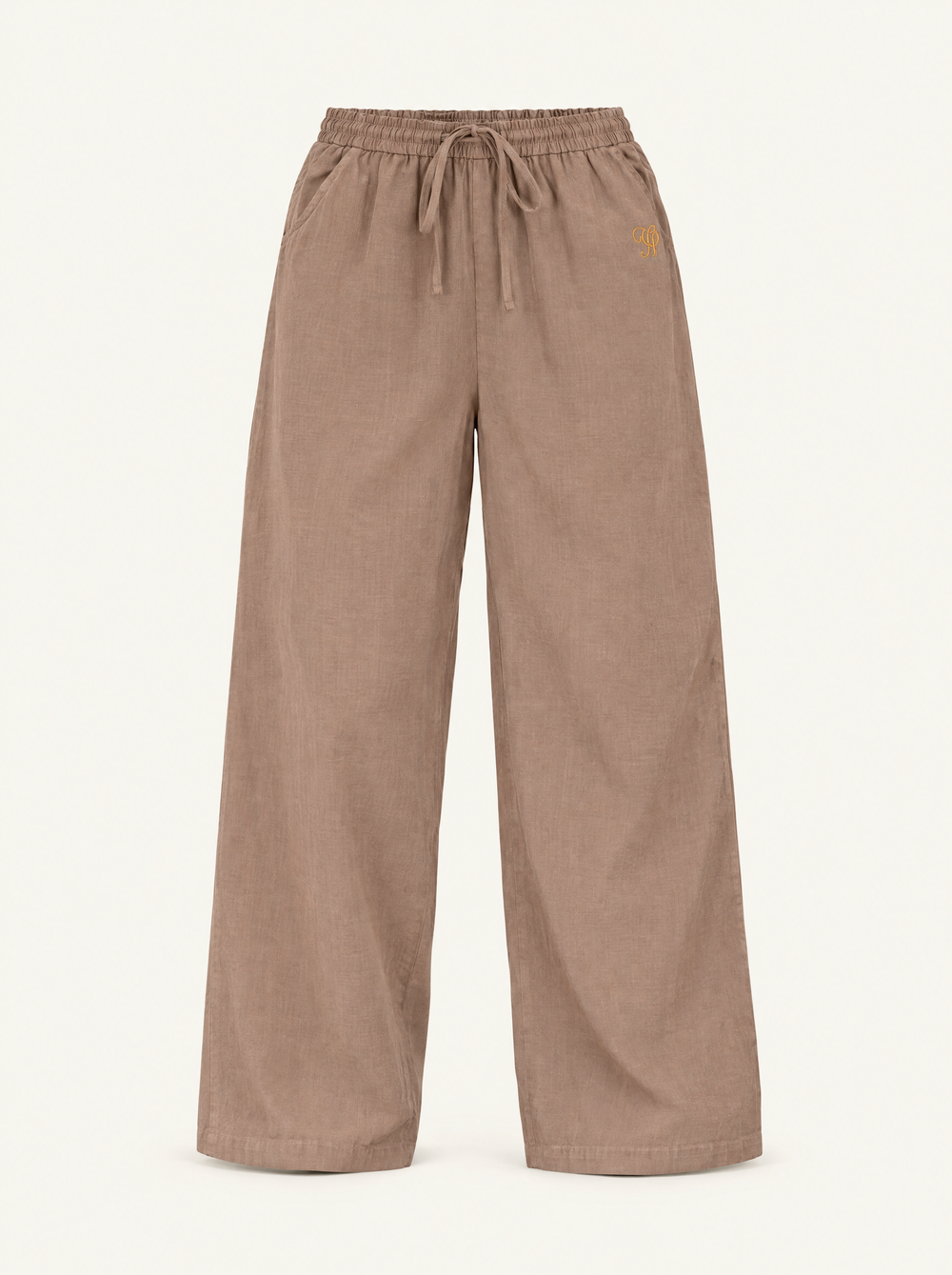 YUSHE Cotton Pant, Tan - Main - product only