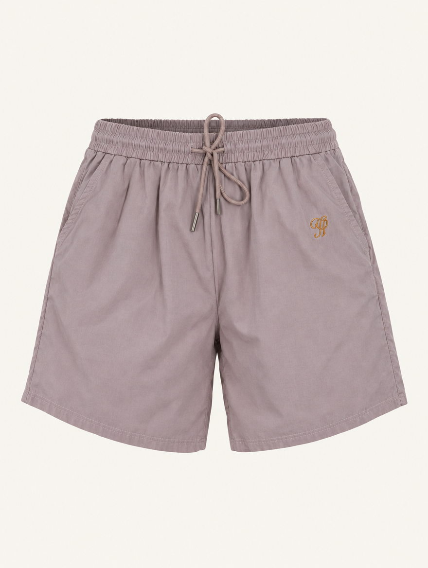 YUSHE Ruched Shorts, Beige - Main · product only