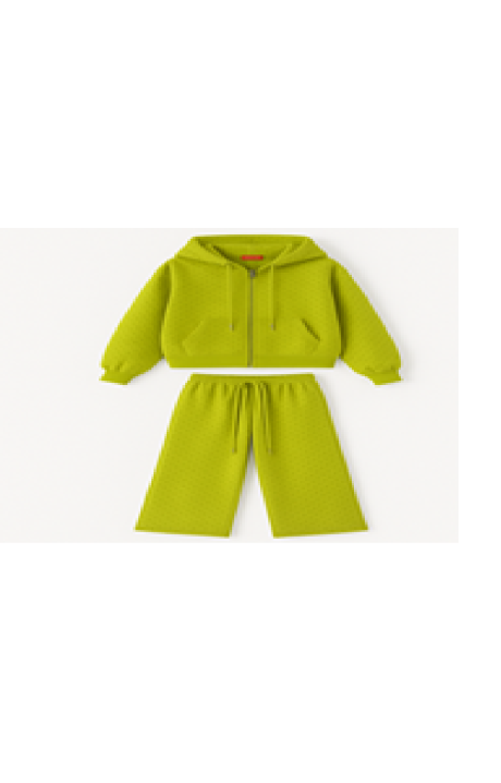 YUSHE Women's 90's Graphic Hoodie & Wide-Leg Sweatpants Set Grey